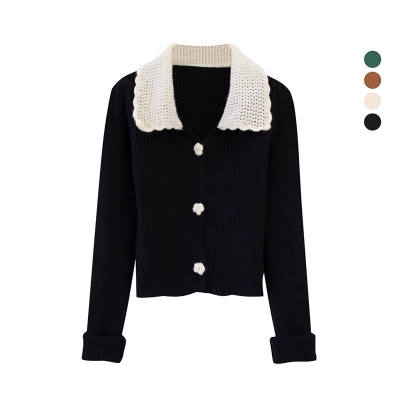 Áo khoác cardigan dệt kim phong cách retro thời trang Hàn Quốc cho n | BigBuy360 - bigbuy360.vn