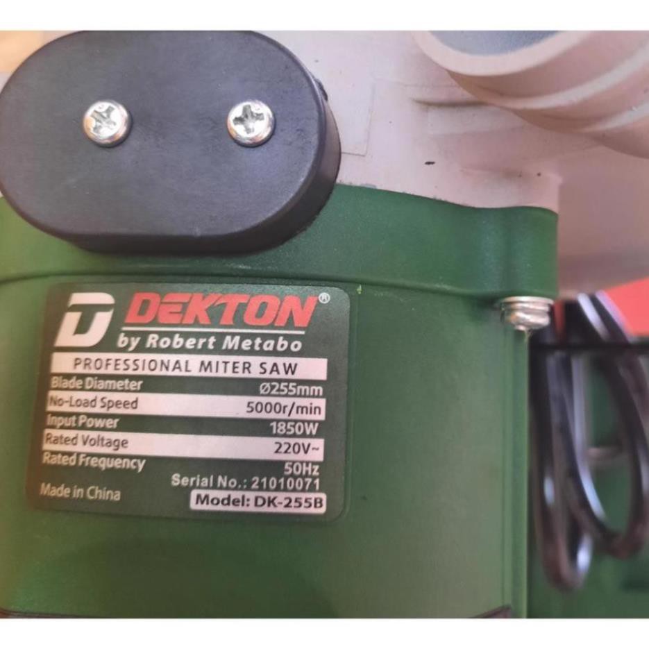 Máy cắt Dekton Dk 255B | máy cắt nhôm dạng nghiên | bảo hành 06 tháng