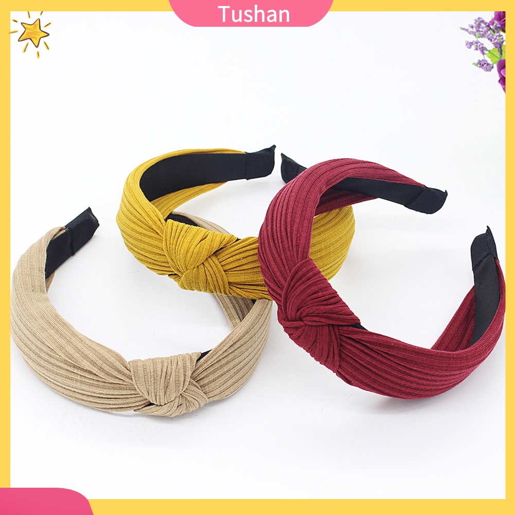 Băng Đô Vải Thắt Nơ Xinh Xắn Cho Nữ