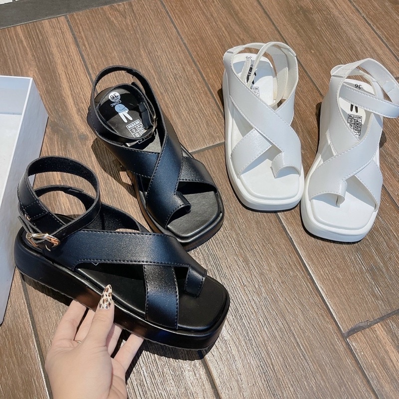 SANDAL XỎ NGÓN ĐẾ 2P