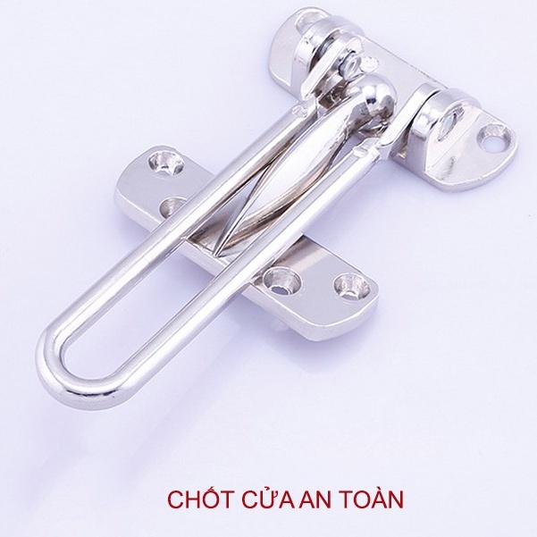 Chốt cửa an toàn Việt Tiệp - phù hợp sử ụng với cửa 1 cánh, khuôn cửa có thể bắt vít - cửa thông phòng, cửa chung cư