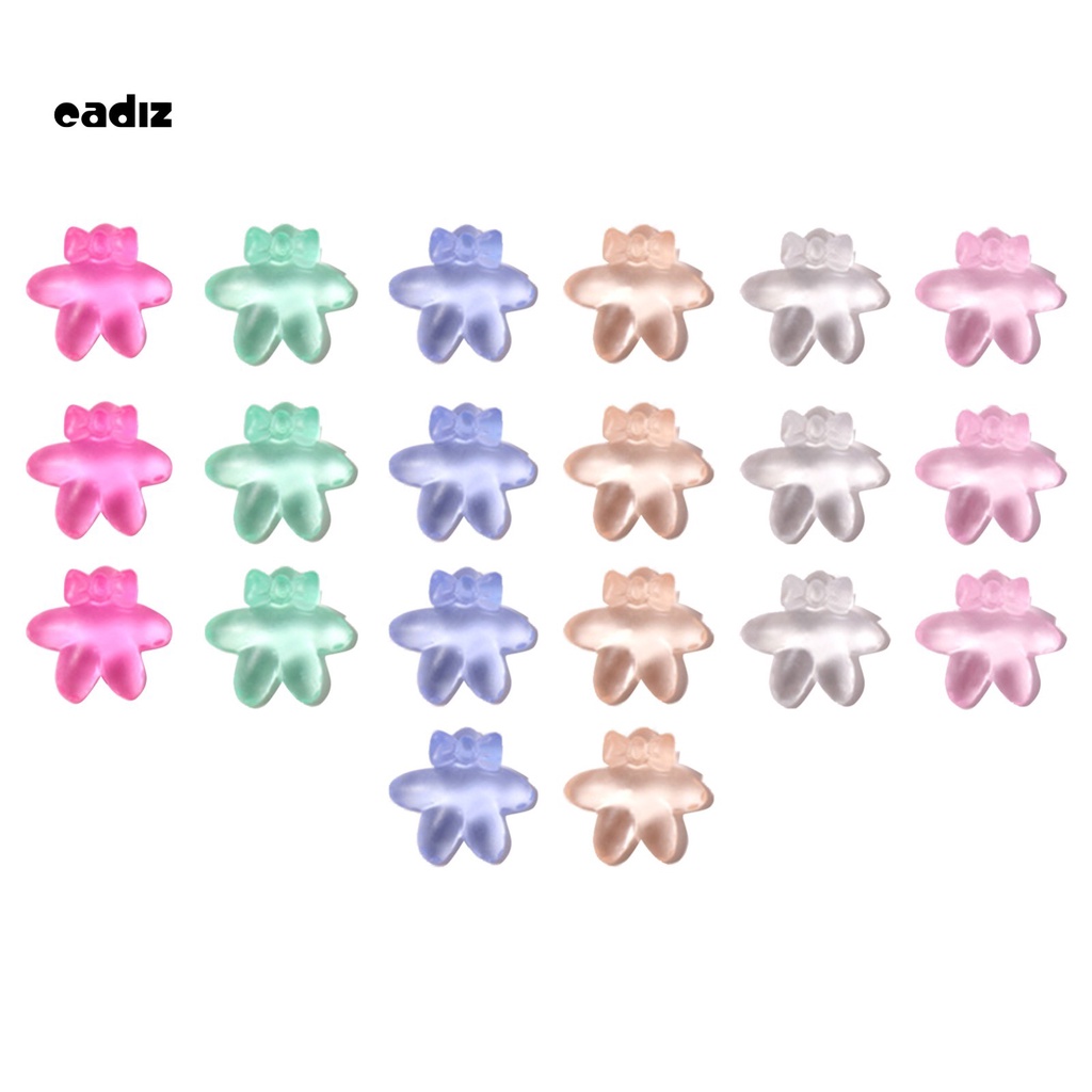 [Hàng mới về] Bộ phụ kiện trang trí móng tay màu kẹo trong suốt họa tiết hoạt hình đáng yêu