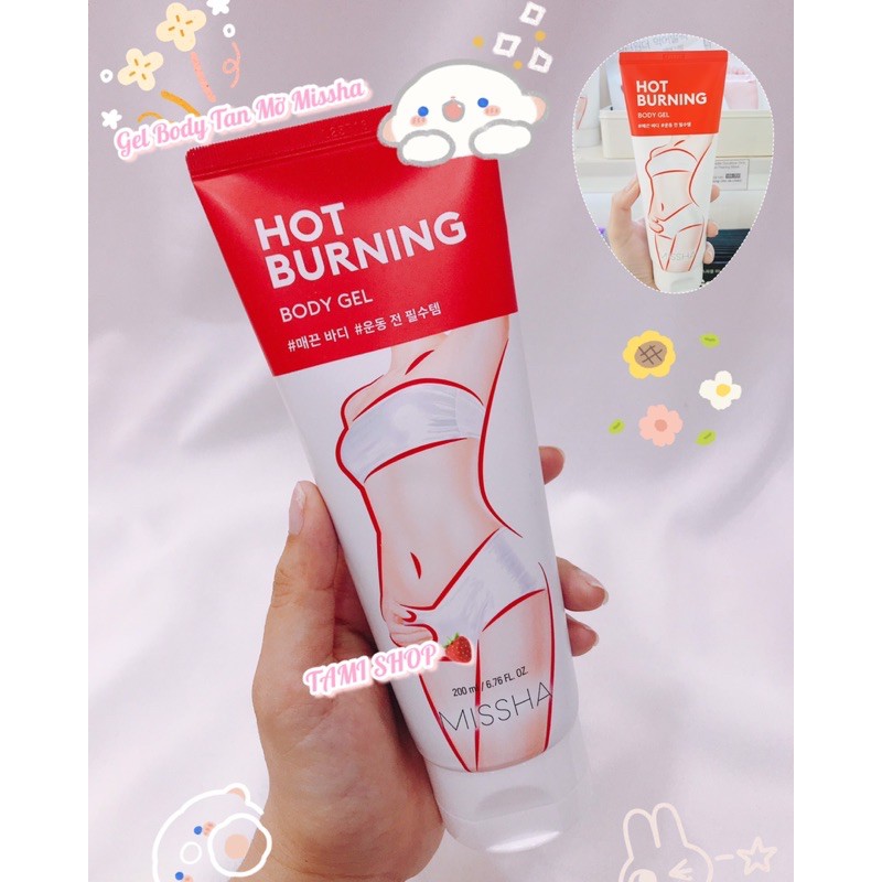 Gel Body Tan Mỡ Missha Hot Burning Body Gel