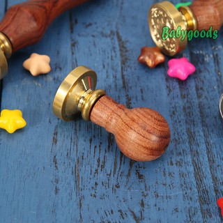 Con dấu sáp cán gỗ phong cách retro