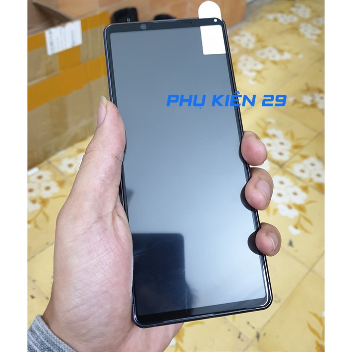 [Sony Xperia 1/1 Mark 2/1 II] Kính cường lực FULL màn FULL keo Glass Pro+ 9H