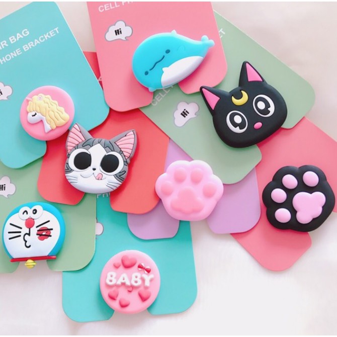 Miếng dán GIÁ ĐỠ ĐIỆN THOẠI ĐA NĂNG SIÊU DỄ THƯƠNG (GIAO HÌNH NGẪU NHIÊN) | BigBuy360 - bigbuy360.vn