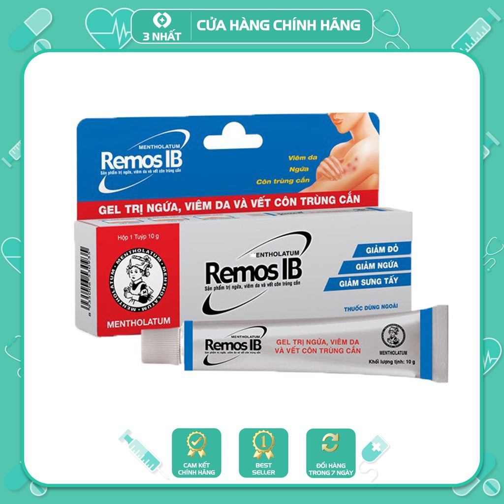 Kem chống muỗi Mentholatum Remos, kem bôi da chống muỗi cho cả gia đình