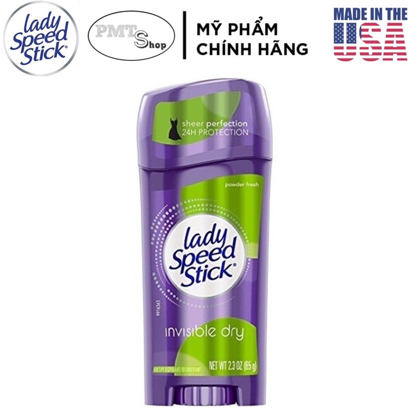 [USA] Lăn sáp khử mùi nữ Lady Speed Stick Powder Fresh 65g Invisible Dry Powder Shower Fresh, Wild Freesia- Mỹ | BigBuy360 - bigbuy360.vn