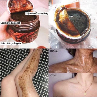 Tẩy da chết body quế hồi nga