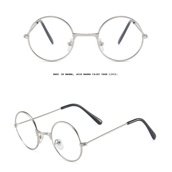 Mắt kính gọng tròn chống ánh sáng xanh thời trang cho bé