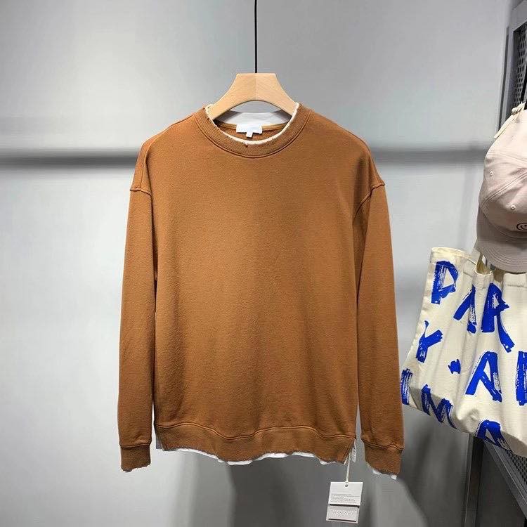 Áo sweater nam, áo thun dài tay nỉ da cá lót viền DENIMST 8114 | BigBuy360 - bigbuy360.vn