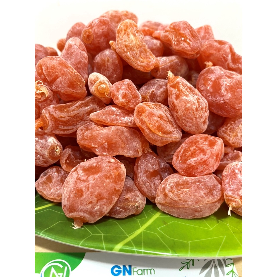 Xí Muội Đào Hồng Ô Mai Đào Hồng Chua Ngọt -  Hộp 250g/500g