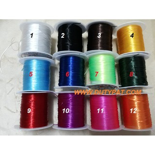 Dây cước thun lụa xỏ vòng hạt cuộn 10m