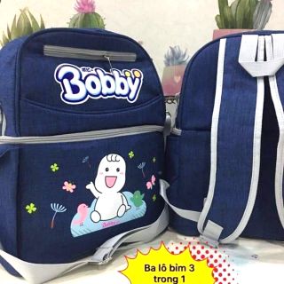 Balo bỉm sữa Bobby 2 tầng đựng cả thế giới luôn đây.