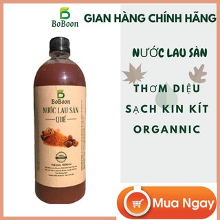 Nước lau sàn nhà enzym bồ hòn quế organic thể tích 1000ml