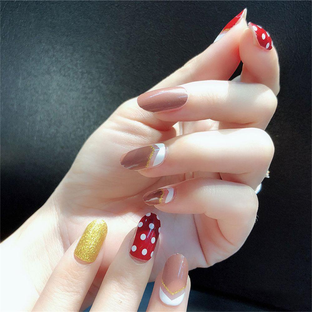 Miếng Dán Trang Trí Móng Tay Tự Dính Tiện Dụng