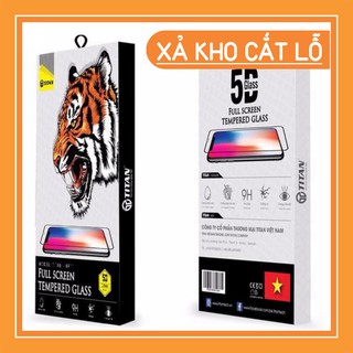 [Mua cường lực tặng phụ kiện] Kính Full Màn IPhone 6,7,8,X Titan KF11