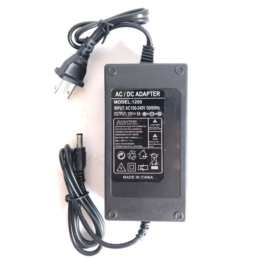 Nguồn 12V các loại 0.5A, 2A, 3A, 5A, nguồn camera 12V-2A# nguồn AC/DC adapter