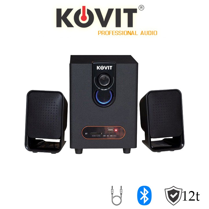 Loa vi tính 2.1 KOVIT KS 21 - Nghe nhạc cực tốt, công suất vừa phải, có kết nối bluetooth, giá cực rẻ....