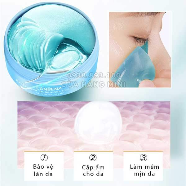 Mặt Nạ Dưỡng Da Mắt Lanbena Hyaluronic Hydra-Gel Eye Patches
