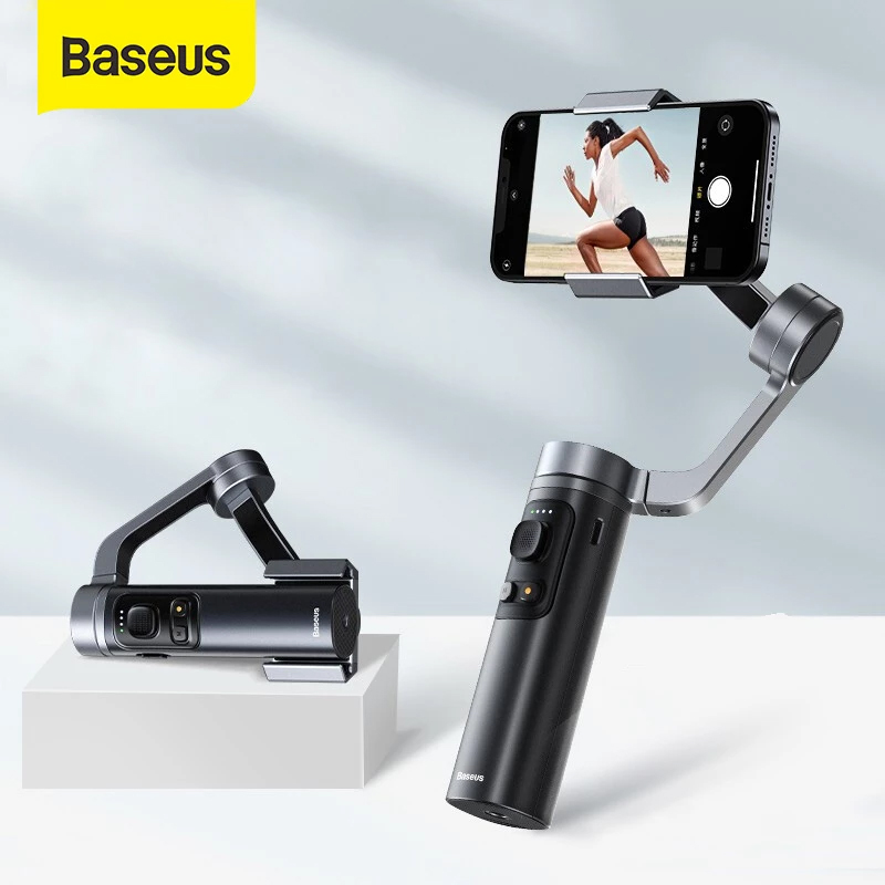 Gimbal chống rung 3 trục gập gọn Baseus BC02 Foldable Gimbal 3 Axis Pocket | BigBuy360 - bigbuy360.vn