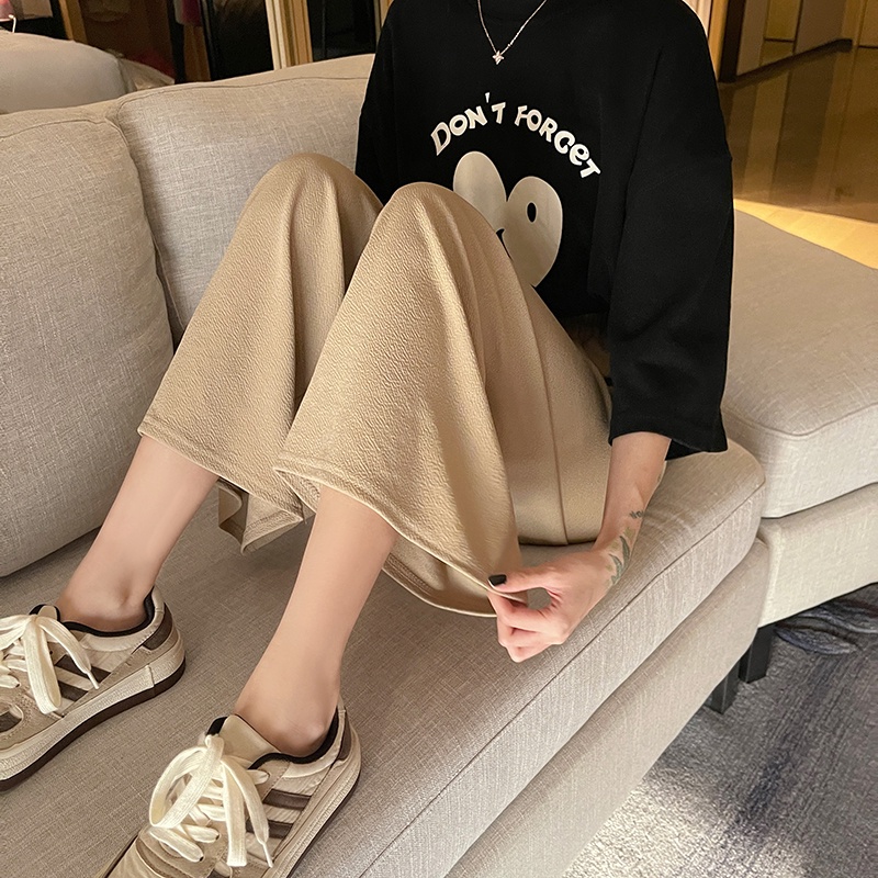 Quần Dài Lưng Cao Co Giãn Phối Dây Rút Cá Tính Cho Nữ