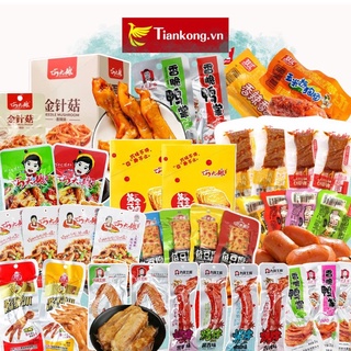 Set đồ ăn vặt nội địa siêu ngon, ăn vặt siêu cay hấp dẫn-Tiankong