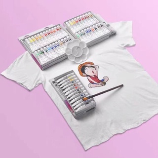 [Sale] Bột Vẽ Cọ Bản Dùng Vẽ Móng Set 12 Màu
