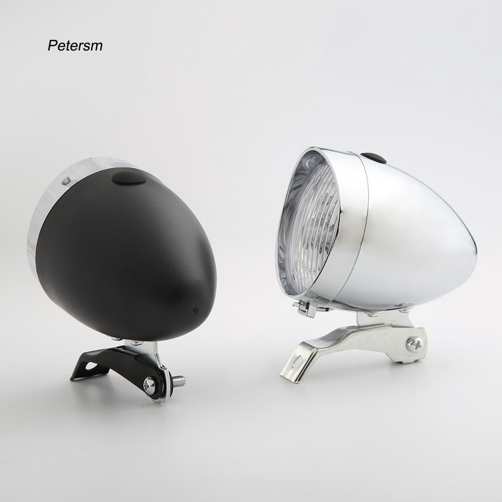 Đèn pha xe đạp leo núi 2 chế độ kèm 2 giá đỡ và 2 vít cố định