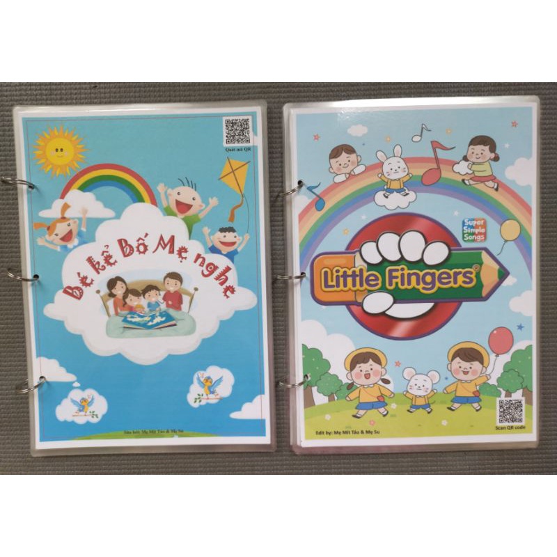 Combo Bé kể mẹ nghe và Little fingers