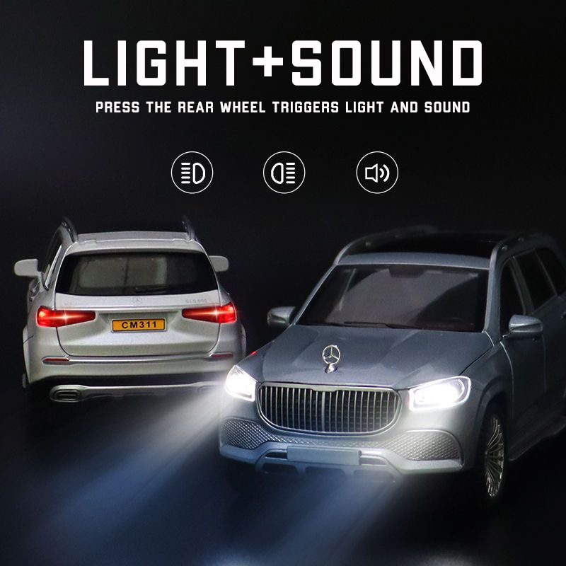 Mô Hình Xe Hơi Mercedes Benz GLS600 Bằng Hợp Kim Tỉ Lệ 1: 24