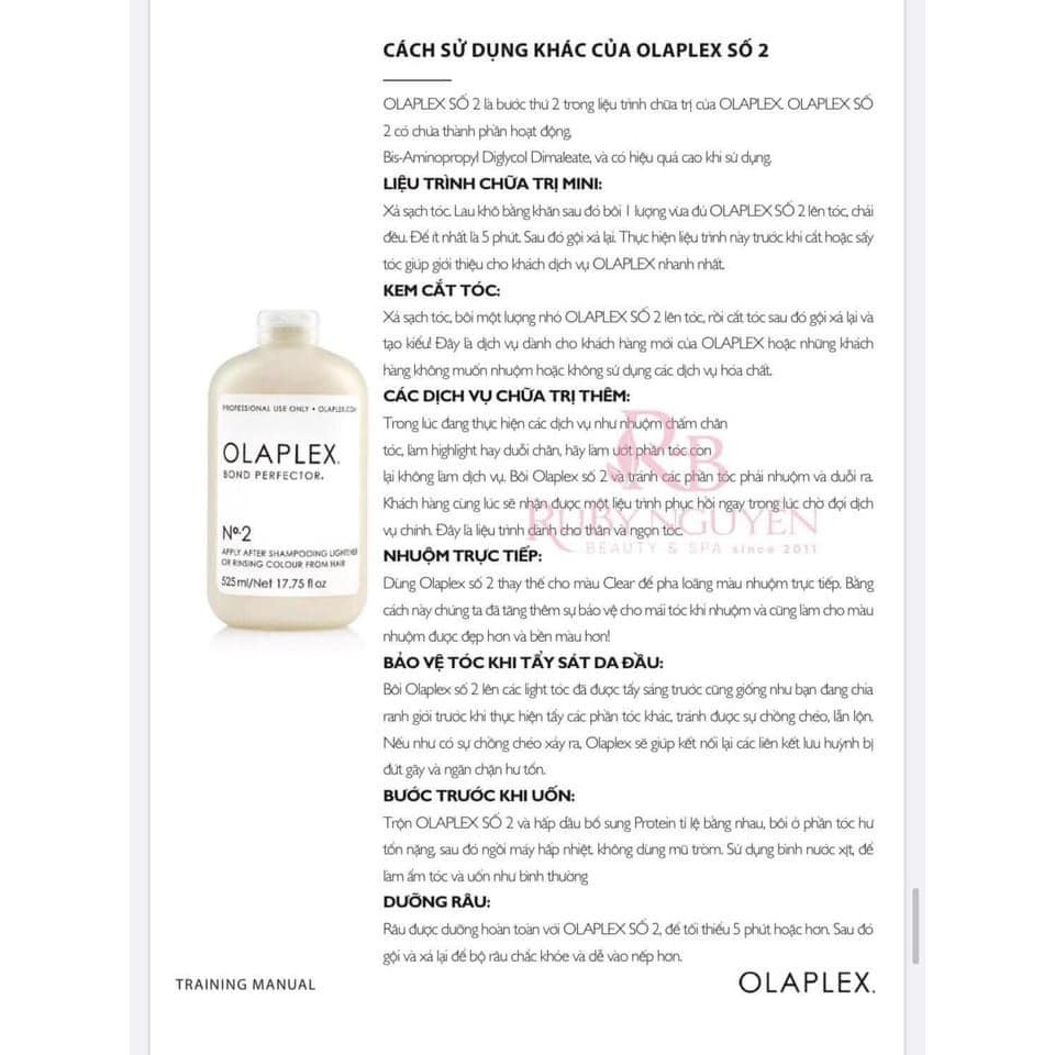 KEM Ủ TÓC PHỤC HỒI TÓC HƯ TỔN OLAPLEX NO.2 ( MẪU THỬ) | BigBuy360 - bigbuy360.vn