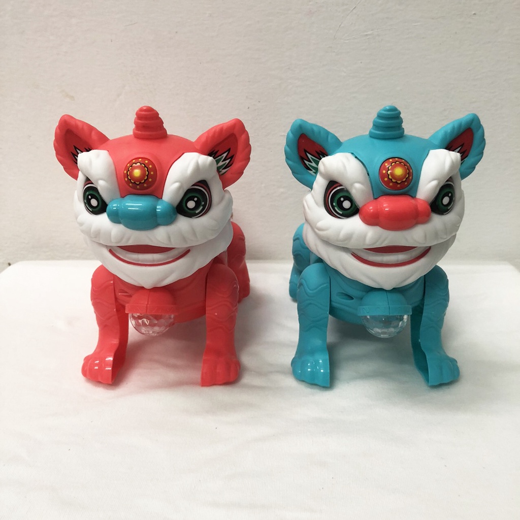 Đồ chơi cho bé hình Lân, cua, bò sữa, vịt, thỏ, kỳ lân, rùa biết đi phát sáng và có nhạc và dây buộc cầm tay cho bé