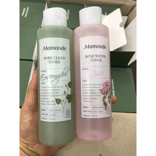 Toner hoa hồng Mamonde