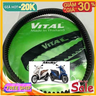 *** HÀNG TỐT - GIÁ CẠNH TRANH *** dây đai Medley hãng Vital (cu roa 2 mặt răng truyền động côn ly hợp cho xe máy Piaggio