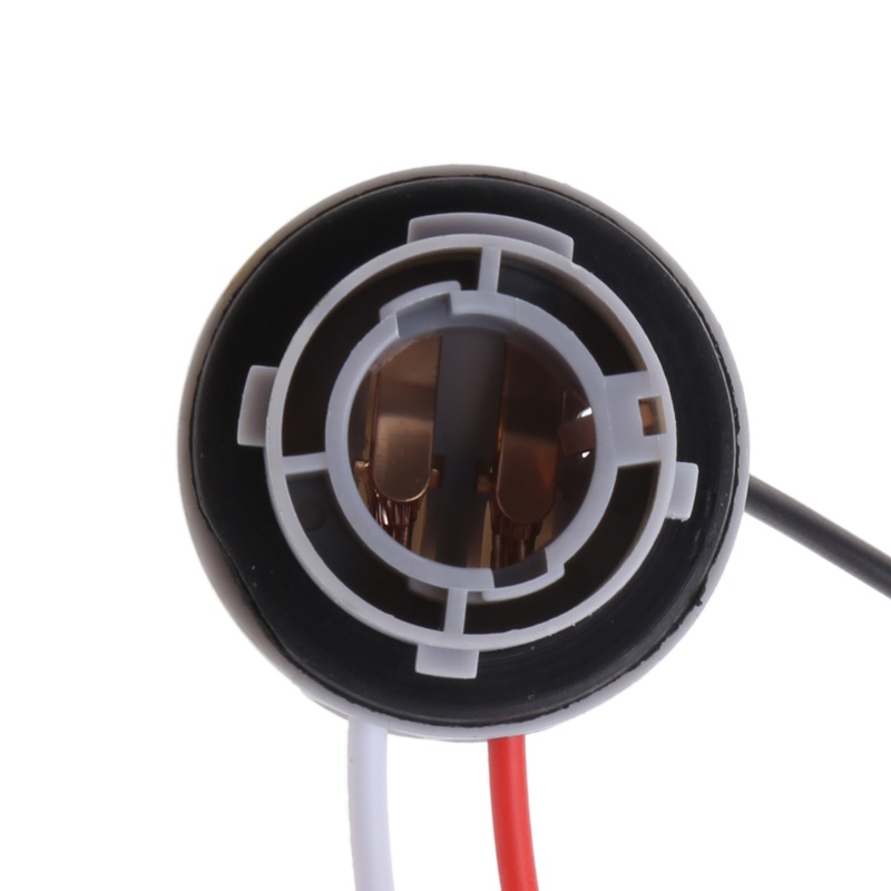 Giá Đỡ Bóng Đèn 1157 BAY15D P21 / 5W Bằng Nhựa Chuyên Dụng Cho Xe Hơi