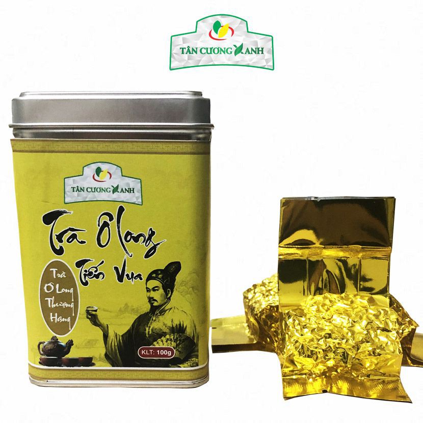 [CHÍNH HÃNG] Trà Ô Long Tiến Vua 100gram - Hộp Thiếc | BigBuy360 - bigbuy360.vn