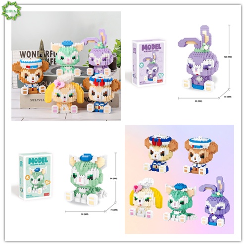 Đồ chơi lắp ráp mô hình 3D DIY hình hoạt hình đáng yêu