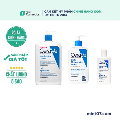 Sữa Dưỡng Cerave Lotion Moisturising For Dry To Dry Skin
