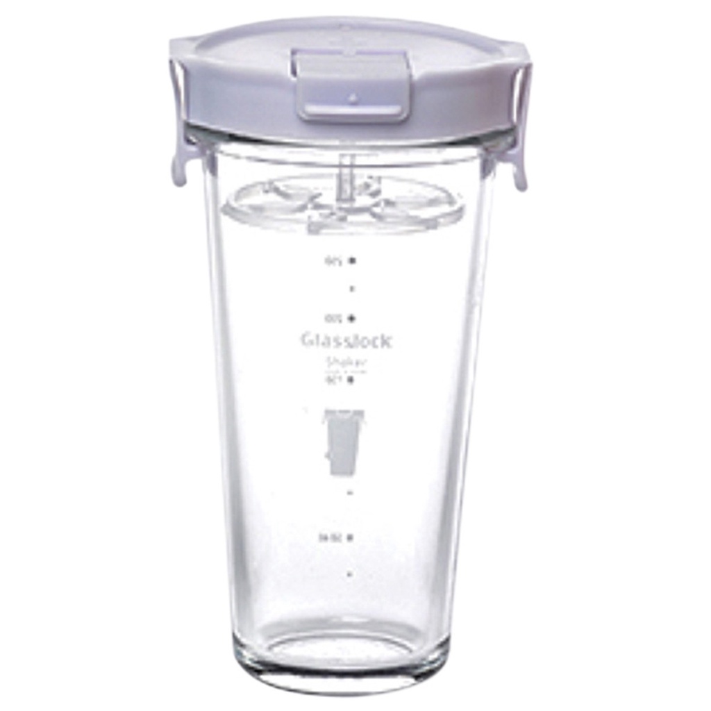 Ly Thủy Tinh Có Nắp Nhựa Glasslock  PC818S - Màu xanh dương