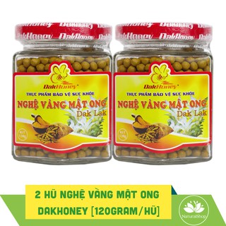 Bộ 02 hủ viên nghệ vàng mật ong 120gram/hủ