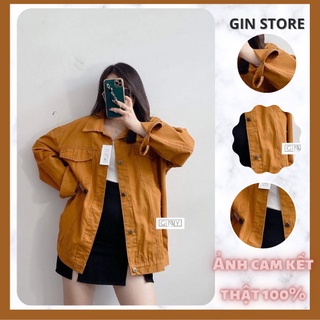 Áo Khoác Kaki Jean Basic | Nhiều Màu | Nhiều Size | Basic | Thời Trang | GinStore