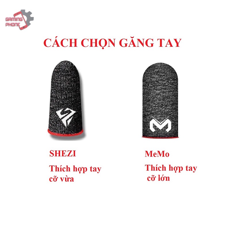 Găng tay chơi game MEMO dành cho điện thoại sợi carbon cảm ứng nhạy cho game PUBG FF Tốc Chiến Liên Quân mobile 4.9 | BigBuy360 - bigbuy360.vn