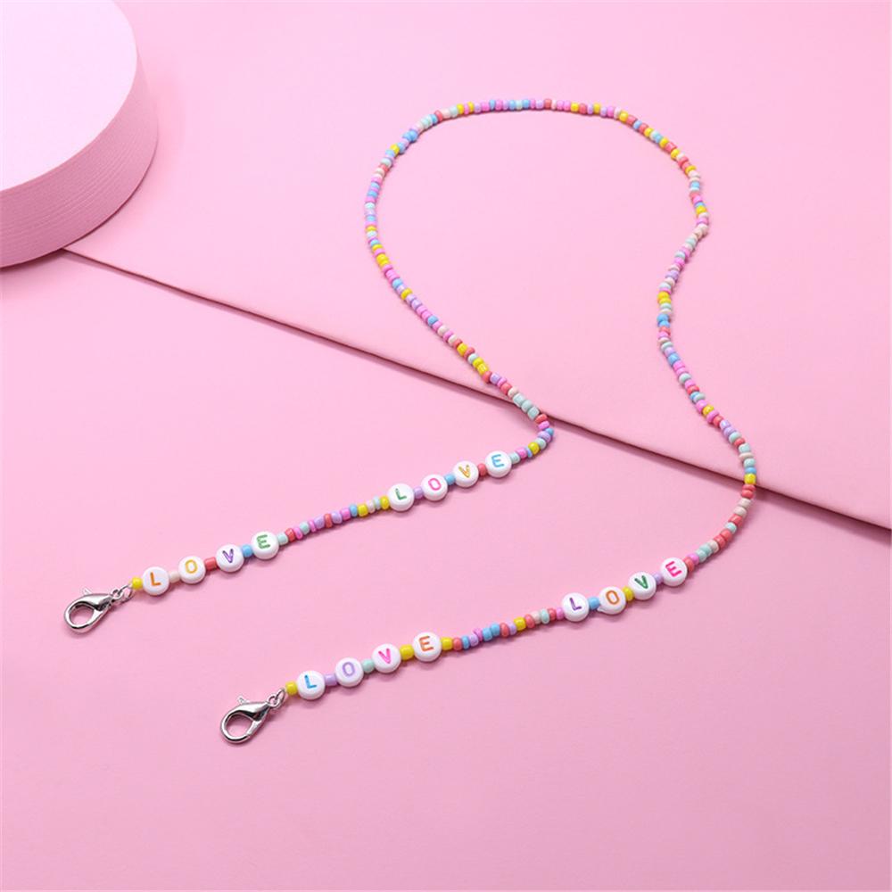 NIUYOU Dây Đeo Mắt Kính Đính Hạt Acrylic Thời Trang