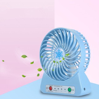 Quạt mini 3 tốc độ cực mát kèm pin sạc(Giao Màu Ngẫu Nhiên)