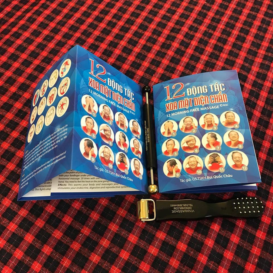 12 động tác xoa mặt Diện Chẩn Bùi Quốc Châu