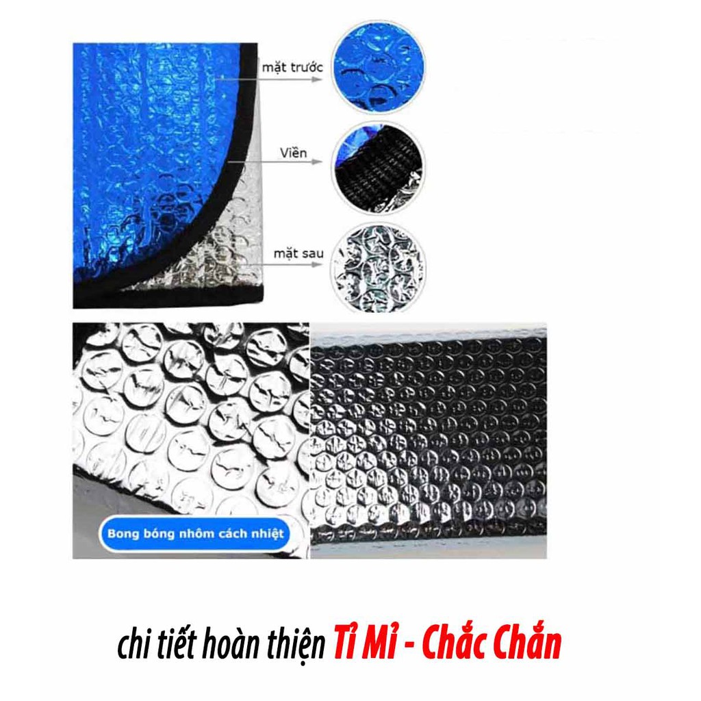 BỘ 2 chiếc tấm Chắn Nắng Ô Tô Phản Quang, Phủ Nhôm Bạc, Cách Nhiệt, Chống Thấm Nước