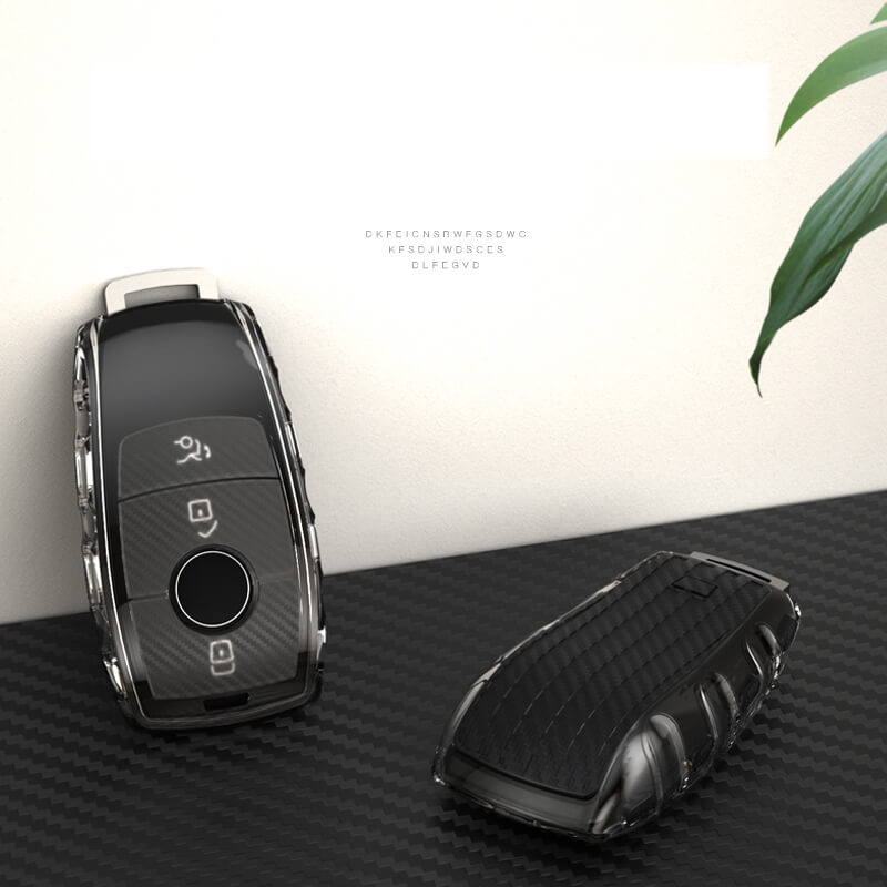 Bao Da Tpu Bảo Vệ Chìa Khóa Xe Hơi Mercedes-Benz C260L E200L E300L