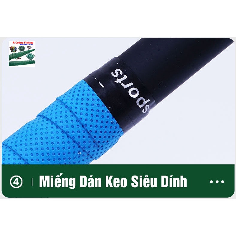 Cuốn cán vợt cầu lông, Cần câu, Xe đạp PK Sports chống trượt thấm mồ hôi PK-1