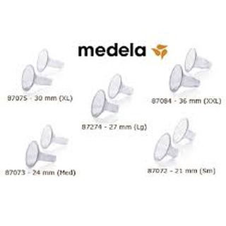 Một đôi phễu hút sữa Medela nhựa